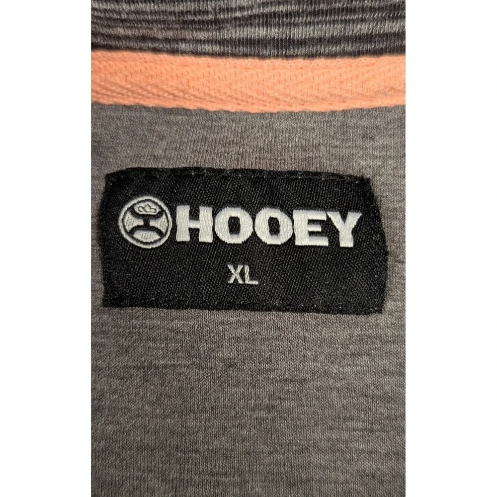 Hooey Hoodie Womens Size XL Gray Summit Space Dye Multicolor Pattern Hoody